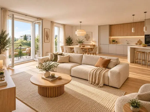 Appartement 3 pièces 63 m²