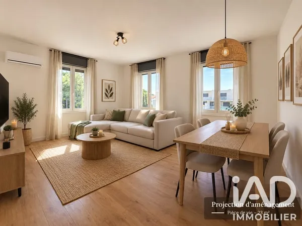 Appartement 3 pièces 59 m²