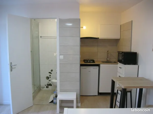 Location studio meublé courte durée