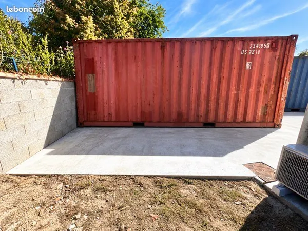 Location Box 14m² Dimensions: L = 5.89 m, l = 2.35 m, H = 2.4 m