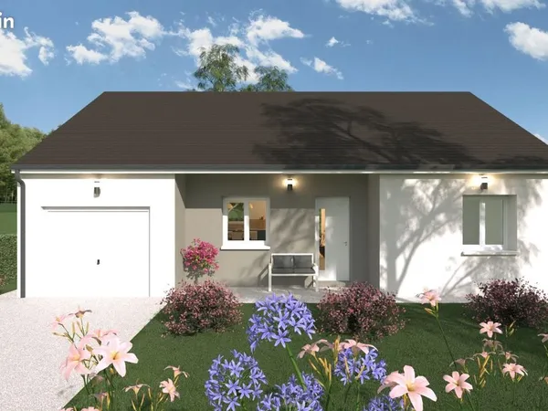 Projet de construction d'une maison 65.55 m² avec terrain à BOUSSAC (23)