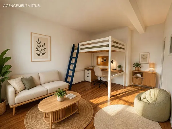 Appartement 1 pièce 26 m²