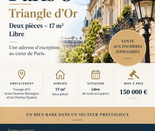 Appartement 1 pièce 17 m²
