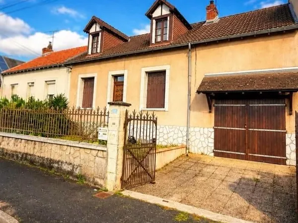 Maison 4 pièces 95m2 jardin, garage, cave, grenier et dépendances
