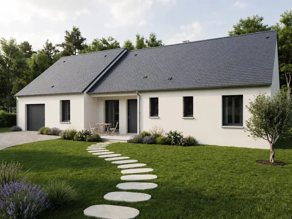Maison 115m² à Poisvilliers (28300) 3ch - terrain 709m² - 276 400 €