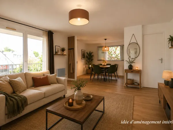 Appartement Saint Nazaire 3 pièce(s) 63.41 m² - Ascenseur, cave et place de parking - La mer à pied
