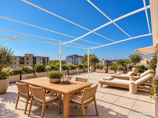 Penthouse 4 pièces 116 m²
