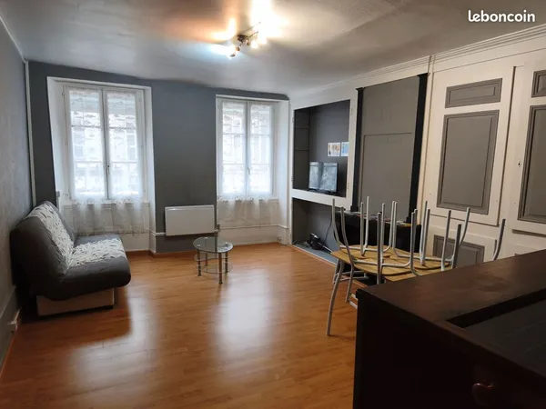 Appartement F2 Meublé 43m² en centre ville