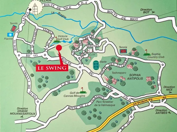 Appartement T2 à louer Valbonne