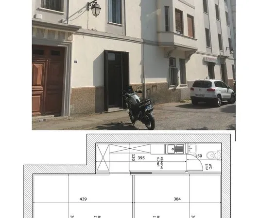 Local professionnel / bureaux - Centre-ville - 39 m² - Parking visiteurs