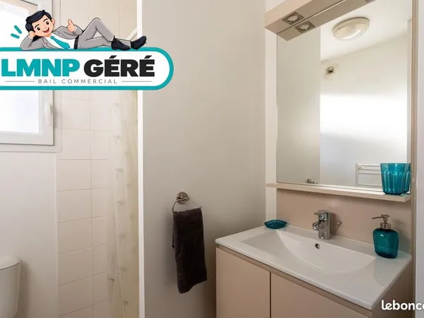 Studio 1 pièce 19 m²