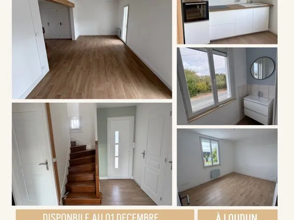 Maison location - 90m2 - Loudun