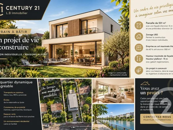 Terrain 501 m²