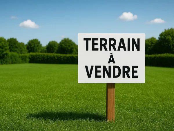 Terrain constructible et viabilisé de 457m² à proximité immédiate centre ville