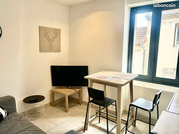 25m2 meublé direct propriétaire centre ville