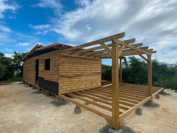 Maison en bois bioclimatique