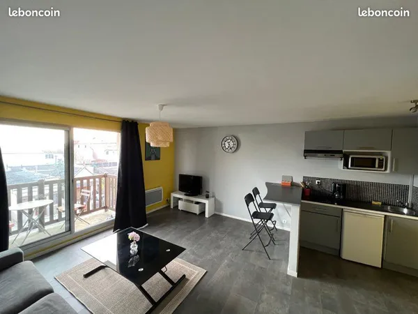 Studio 28 m² avec Balcon & Cave - Berck-Plage - Idéal Investissement (jusqu'à 10k/an) ou Pied-à-terr