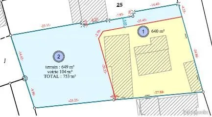 Terrain 640 m² SCHALKENDORF