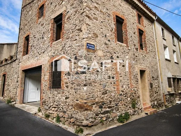 Maison d'habitation T4 env 115m², 3 chambres, pièce de vie de 45 m²