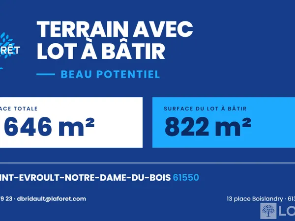 Terrain 6646 m²