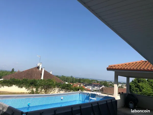 Maison 3ch avec vue, Grdes terrasses, 3 min de A64 sortie 13