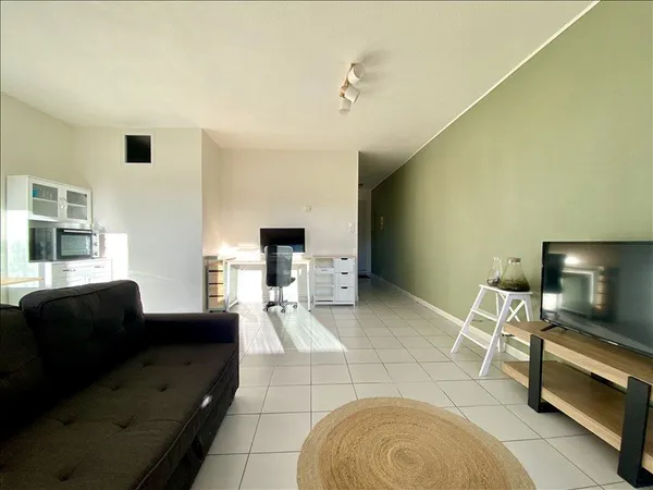 T2 meublé 36 m² loggia de 10 m² Dernier étage Rive du Lez