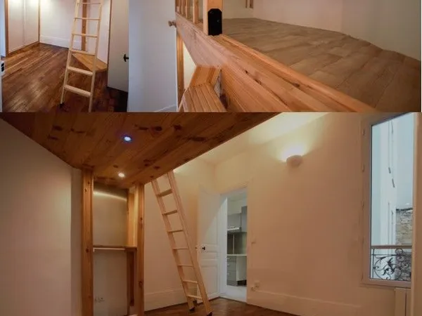 Studio lumineux avec mezzanine - 22 m² + cave - Asnières-sur-Seine / Bac-Bécon