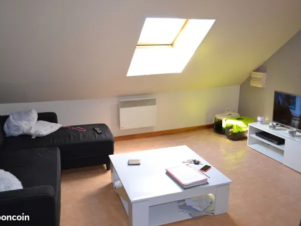 Grand studio avec mezzanine, prox gare