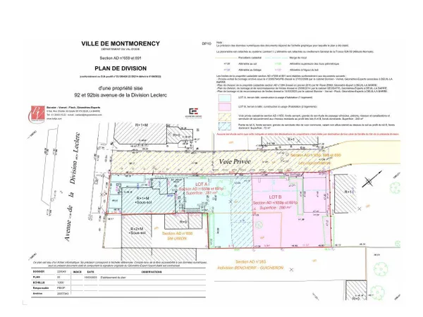 Terrain constructible 280 m²