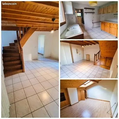 T4 duplex petite tronche+garage+interphone dans maison