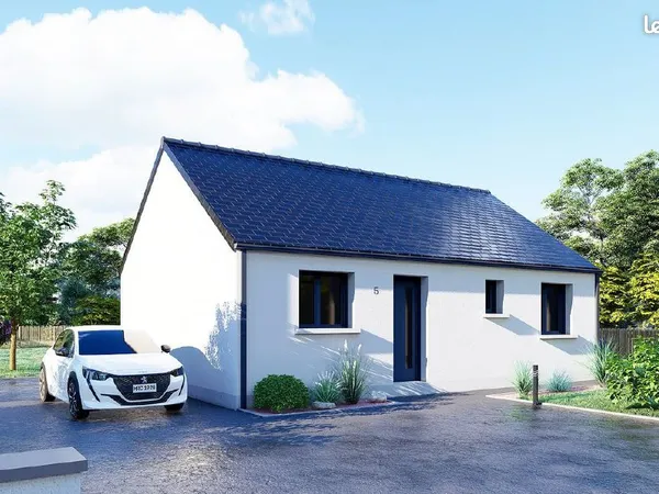 Projet de construction d'une maison 60.17 m² avec terrain à YVETOT-BOCAGE (50)