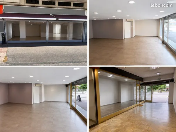 LOCAL COMMERCIAL 67 m² - 18 m de vitrines - 55 000 ou 550 /mois - ÉPINAL