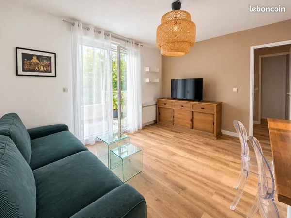 T2 meublé renové 36m² - Villenave d'ornon - Parking + Fibre