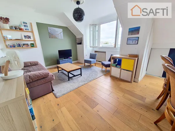 F3 de 65 m², joliment rénové, très au calme.
