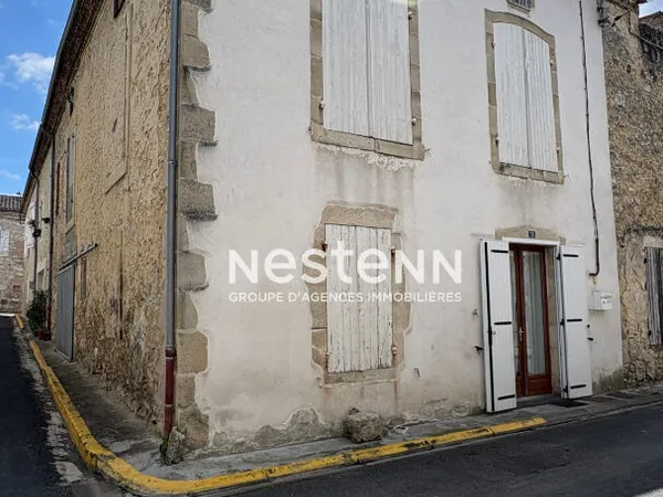 Maison de ville à rénover à Lavardac - 3 chambres, 106 m² avec garage