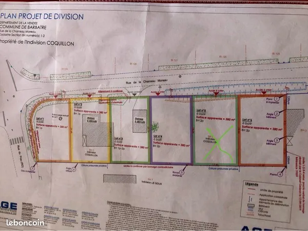 Terrain constructible 380 m2
