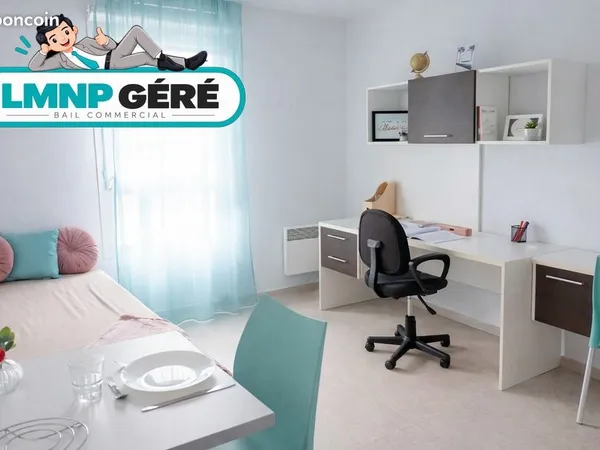 Studio 1 pièce 18 m²