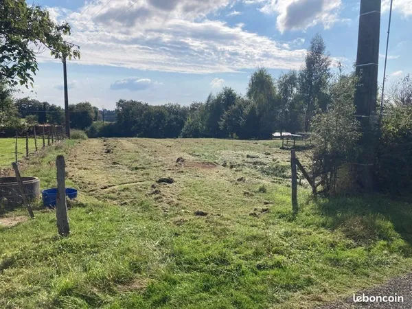 Terrain partiellement constructible