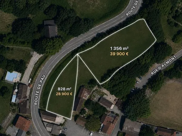 Terrain 1 356 m² Lembeye