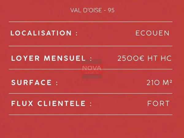 Local commercial 210 m²