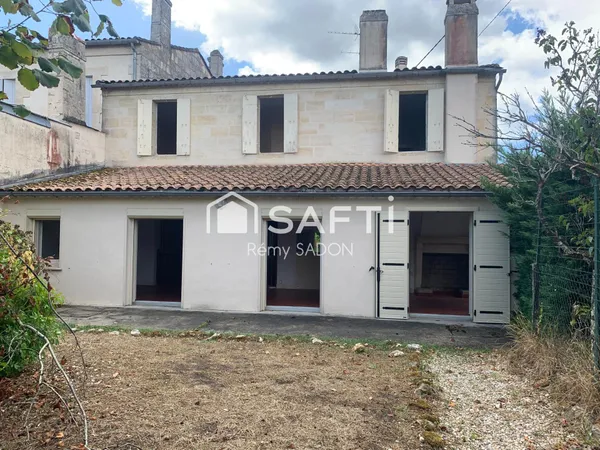 Maison de charmante à rénover, jardin piscinable