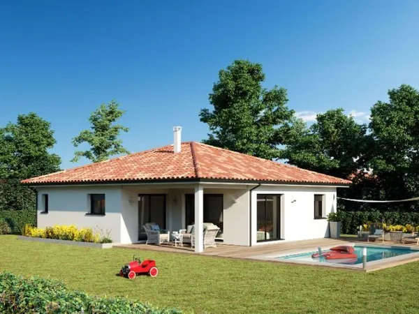 Projet de construction d'une maison 96 m² avec terrain à LEON (40)