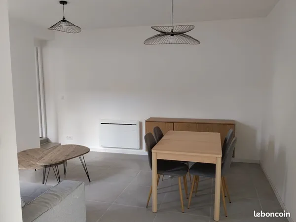 T2 meublé de 45 m² avec jardin privatif - Rénovation neuve (2026) - Pont-à-Marcq centre