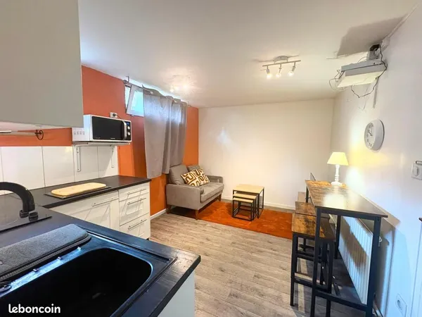 Studio 2 pièces 24 m²