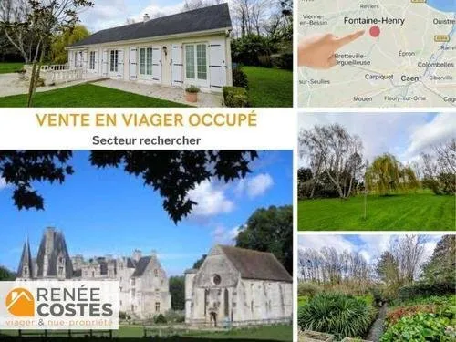 Viager occupé - F78-H77 ans - FONTAINE HENRY (14610)