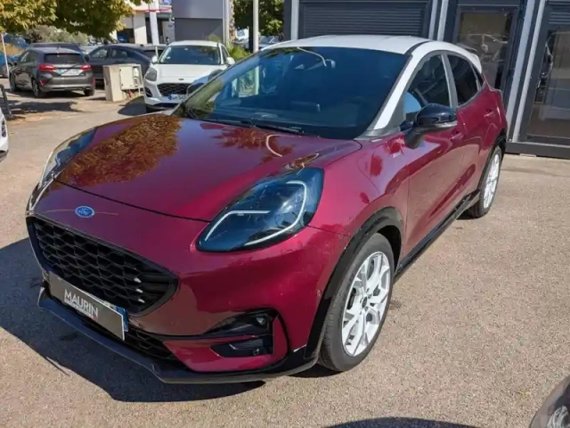 Ford Puma 1.0 flexifuel 125ch s&amp;s mhev st-line x vivid ruby edition