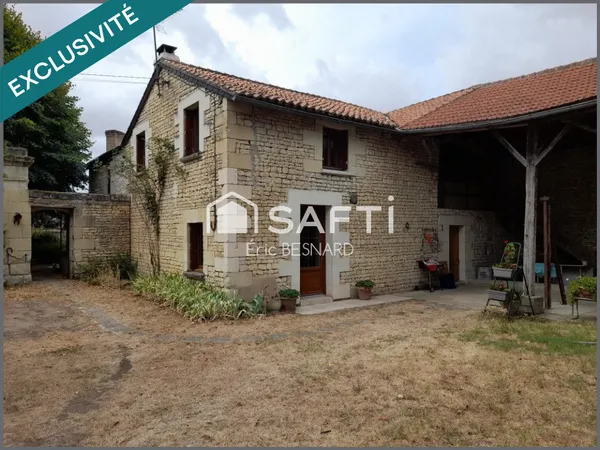 Maison de village 4 pièces 90m2 environ 86200 Sammarçolles