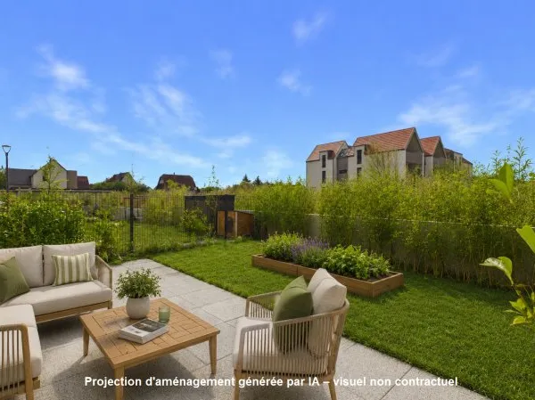 Très beau duplex jardin - quartier résidentiel au calme