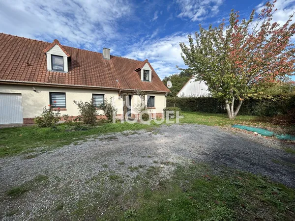 FLESSELLES - MAISON À LOUER DE TYPE 5 AVEC GARAGE ET JARDIN