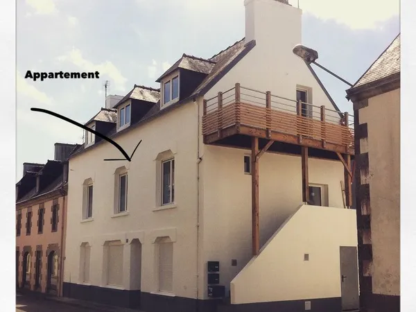 Appartement meublé T2 lumineux - 50 m² - 580 /mois - Plonéour Lanvern